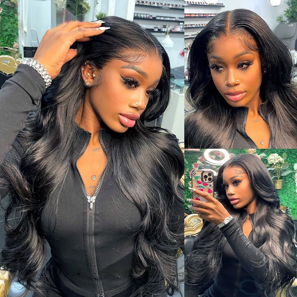 Cheveux naturels avec tulle frontal HD