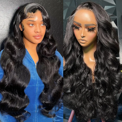Cheveux naturels avec tulle frontal HD